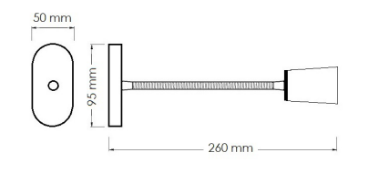 Dimensions liseuse flexible TECNOLED